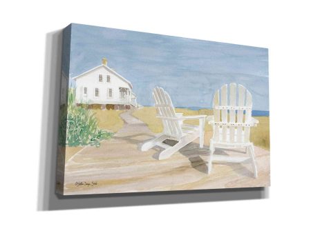 Beach Chairs 1  by Stellar Design Studio, Canvas Wall Art For Sale