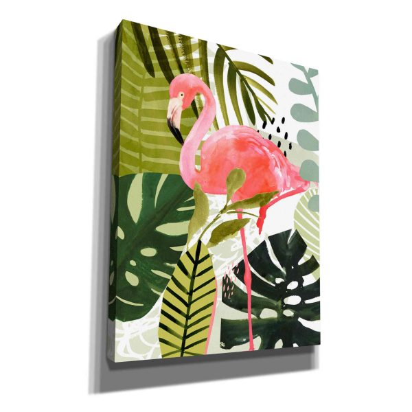 Flamingo Forest I  by Victoria Borges Canvas Wall Art For Discount