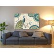 Peacock Paradise I  by Veronique Charron, Canvas Wall Art Cheap