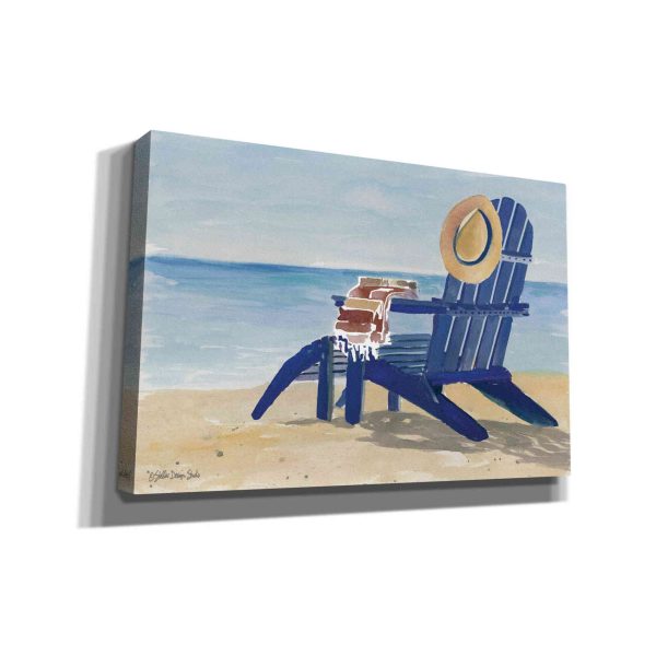 Beach Chairs 2  by Stellar Design Studio, Canvas Wall Art Discount