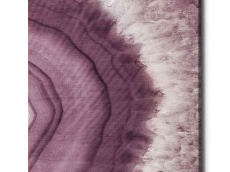 Agate Geode II PLUM  by Wild Apple Portfolio, Canvas Wall Art Online