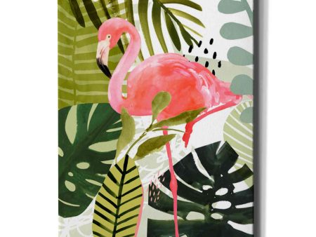 Flamingo Forest I  by Victoria Borges Canvas Wall Art For Discount