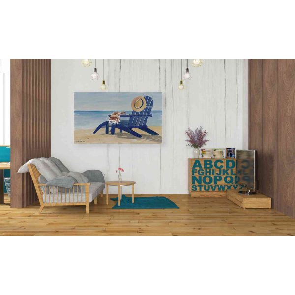 Beach Chairs 2  by Stellar Design Studio, Canvas Wall Art Discount