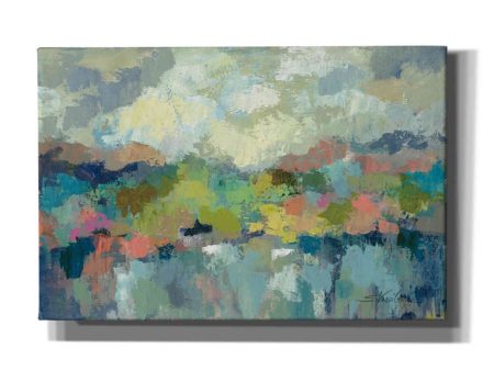 Abstract Lakeside  by Silvia Vassileva, Canvas Wall Art Online Hot Sale