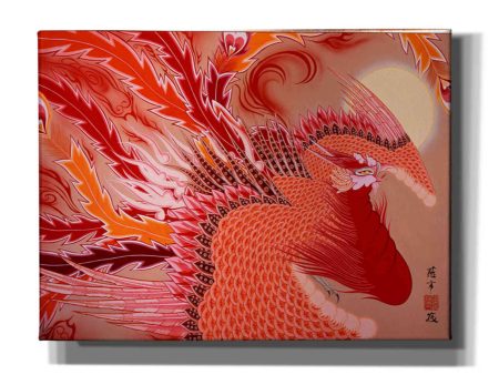 Red Peacock  by Zigen Tanabe, Giclee Canvas Wall Art Online now