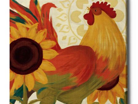 Spice Roosters II  by Veronique Charron, Canvas Wall Art For Sale