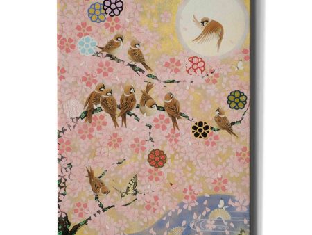 Jolly Sparrows  by Zigen Tanabe, Giclee Canvas Wall Art Online now