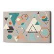 Abstract Geo I Gray  by Veronique Charron, Canvas Wall Art Cheap