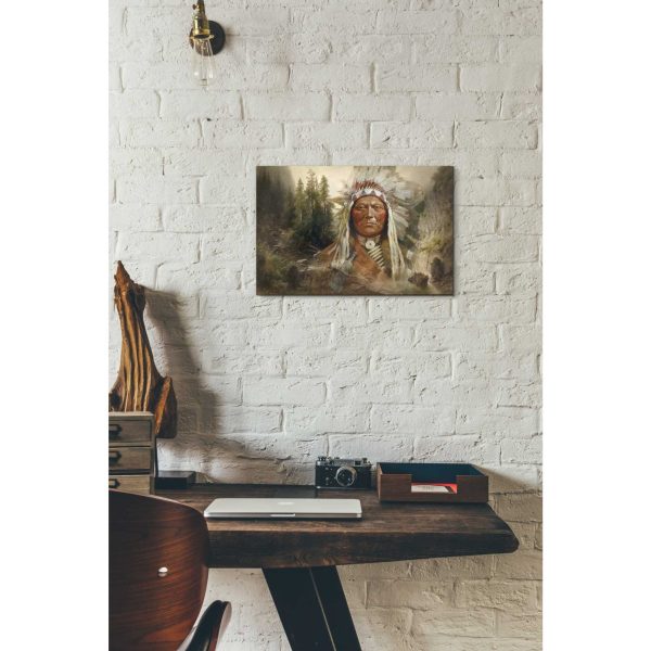 Sitting Bull  by Steve Hunziker, Canvas Wall Art Fashion