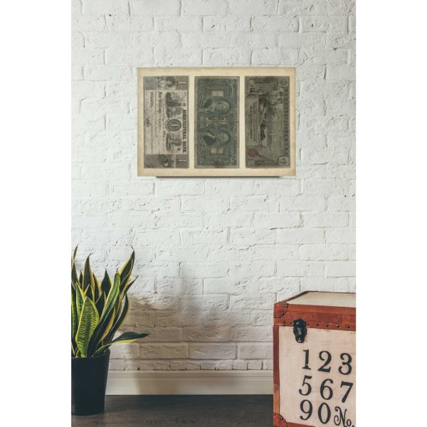 Antique Currency V  by Vision Studio Giclee Canvas Wall Art Discount