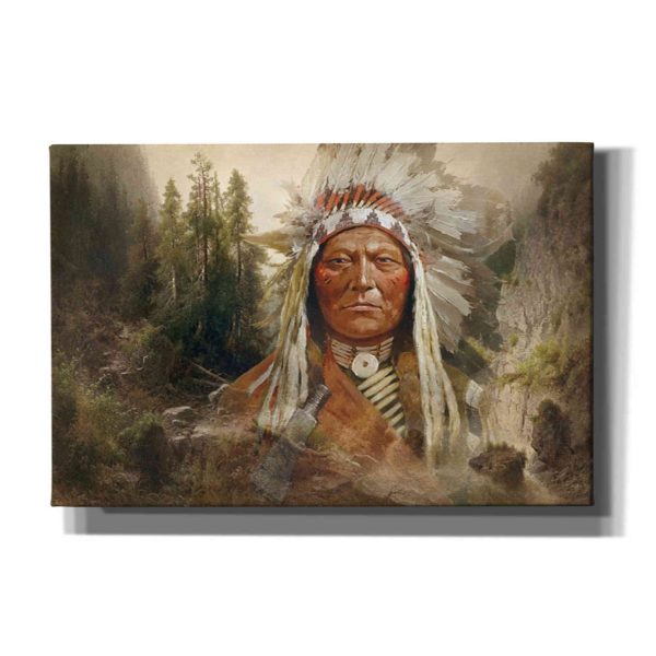 Sitting Bull  by Steve Hunziker, Canvas Wall Art Fashion