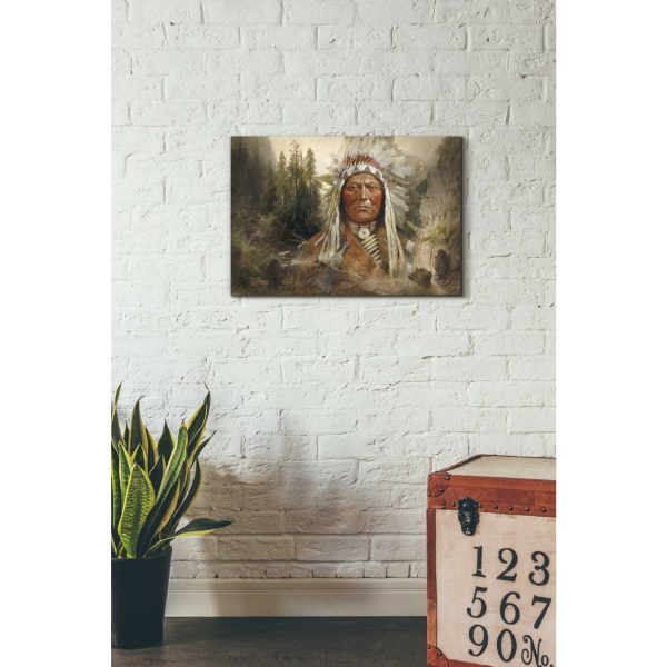 Sitting Bull  by Steve Hunziker, Canvas Wall Art Fashion