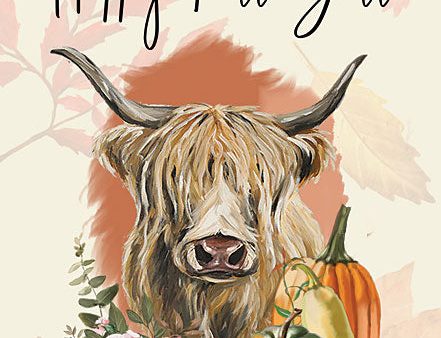 LK213 - Happy Fall Y all Highland - 12x16 Cheap