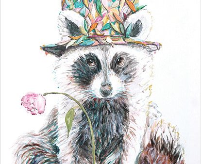 KAM674 - Enchanted Raccoon - 12x16 Online