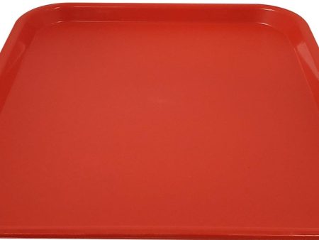 14 x18  - Fast Food Tray - Red Supply