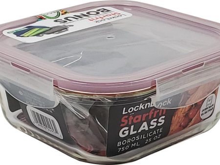 Lock & Lock - Glass Container - Square - 750 ml - AP094957 on Sale