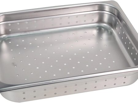 Steam Pan - Perforated - 1 2 Size - 2.5  Deep For Sale