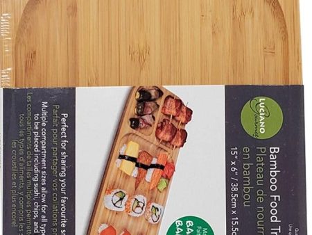 Le Gourmet - 15x6  Bamboo Food Tray on Sale