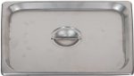 Steam Pan - SS 25GA - 1 2 - Cover Solid For Sale