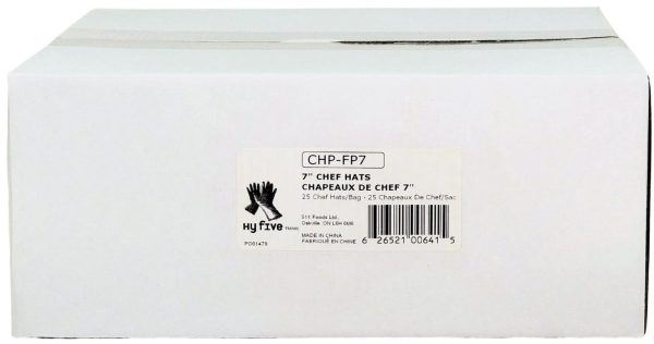 Value+ - 7  Chef Hat, White - HEA-5372 For Discount