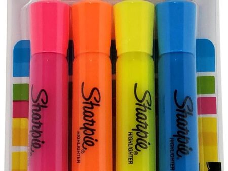 4-Pc Sharpie Highlighters Supply