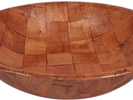 Salad Bowl Wood Look 18  - SAG92418 Discount