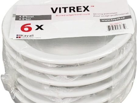 Vitrex - 6 Pk 4.75   Bowl ( 100 Ml ) Hot on Sale