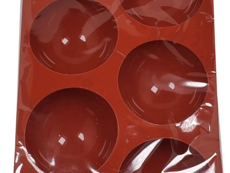 Silicone 1 2 Sphere Mold - 5 Compartment - SF001 Discount