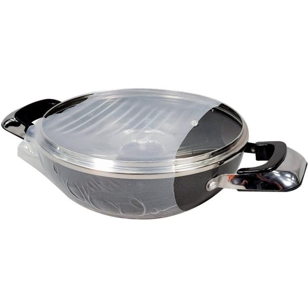 XC - Non Stick Wok w G. Lid 20cm - 3mm S Handle - S1117 Online Sale