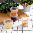 PLA Portion Cups Compostable - 2500 x 2 oz. portion cups per case - Sold By The Case Cheap