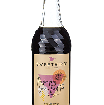 Sweetbird Syrup - Passion Lemon Iced Tea - 6 x 1 L Case - Vegan - Canadian Distribution Supply