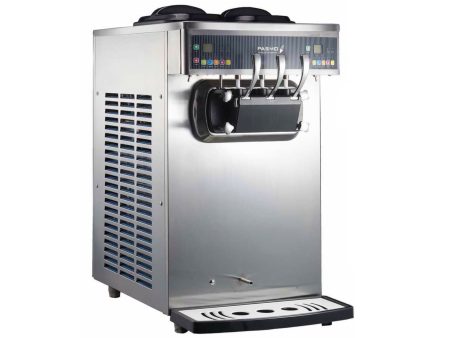 PASMO S230FW2 - Gravity-Fed, Twin Twist, Table Top Soft Serve Freezer, Water Cooled 220 v   60 hz 1p Online now