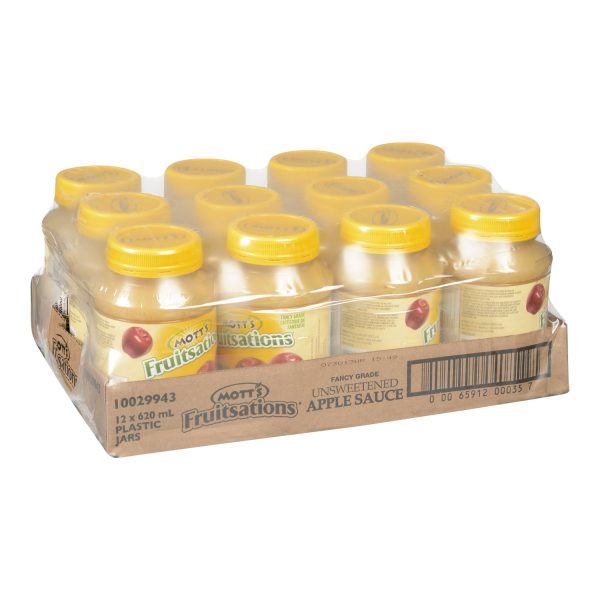 Applesauce Unsweetened - 12 x 620 mL - Fruitsations - Restaurant and Foodservice Ingredients - Canadian Distribution Supply