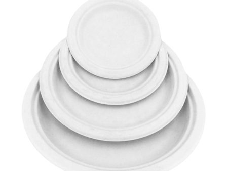 Compostable Plates - 1000 plates per case - Sold By The Case Hot on Sale