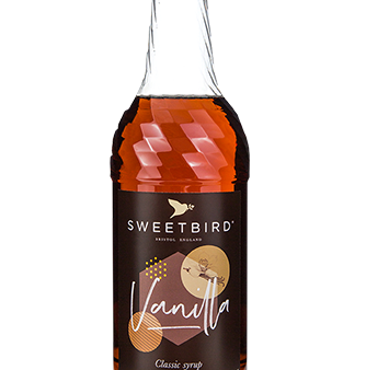 Sweetbird Syrup - Vanilla - 6 x 1 L Case - Vegan - Canadian Distribution Online Hot Sale