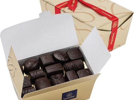 Leonidas Belgian Chocolates | (1 x 32pc 500g) | All Dark Chocolates in a Beautiful Gift Box | Imported fine Chocolate from Belgium | Canadian Distribution Online now