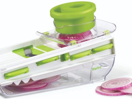 Starfrit - Mandoline Slicer - 5 Blades - Green White Discount