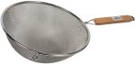 Strainer - Double Mesh 9.5  - Wood Handle - HTDA50A Online Hot Sale