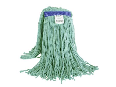 Syn-Pro® Synthetic Narrow Band Wet Green Cut End Mop - Sold By The Case Cheap