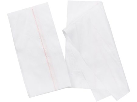 Towel White Red Stripe - 1 x 150 UN - Cascade - Packaging and Accessories - Restaurant Supplies and Equipment - Canadian Distribution Sale