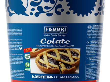 Fabbri AMARENA FABBRI CLASSIC FILLING - COLATA CLASSICA - BAKE PROOF JAMS FOR PASTRY - 3 x 4.5KG Tin - Fabbri Canada Online Hot Sale