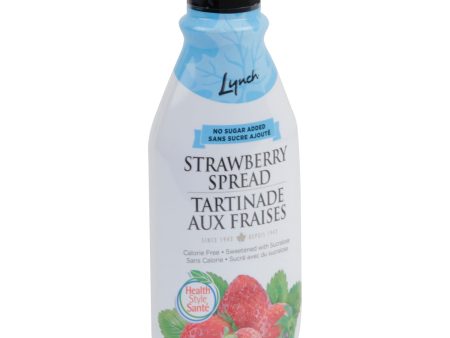 Spread Strawberry Calorie Free - 12 x 375 mL - Health Style - Restaurant and Foodservice Ingredients - Canadian Distribution Sale