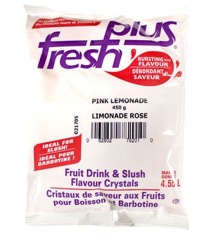 Fresh Plus Pink Lemonade Drink Crystals - Drink and Slush Mix - Lynch - Case ( 12 x 450 grams) Online