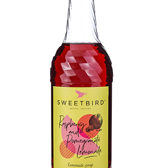 Sweetbird Syrup - Raspberry and Pomegranate Lemonade - 6 x 1 L Case - Vegan - Canadian Distribution Online Hot Sale