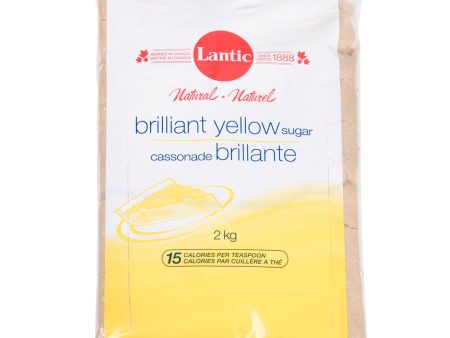 Sugar Brown Yellow Brilliant - 10 x 2 kg - Lantic Sugar Lt - Restaurant and Foodservice Ingredients - Canadian Distribution Online Sale