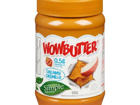 Spread Soy Butter Creamy - 6 x 500 g - Wow Butter - Restaurant and Foodservice Ingredients - Canadian Distribution For Cheap