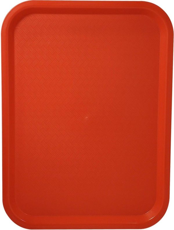 12 x16  - Fast Food Tray - Orange Discount