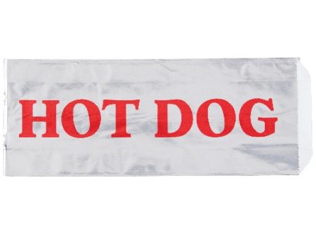 Foil Hot Dog Bags - 1000 Bags Per Case on Sale