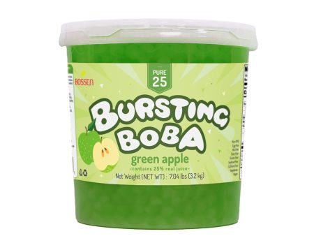 Green Apple Bursting Boba Pure25- Popping Boba - Bossen - Canada Cheap