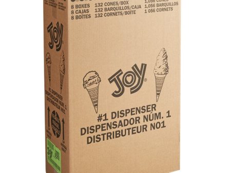 Classic Cone Cake #1 | Pointed Bottom | Joy Cone Co. | 8 132 Pack | 1056 Count Per Case | Cones Distributor Canada Online Hot Sale